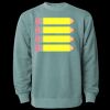 Unisex Midweight Pigment-Dyed Crewneck Sweatshirt Thumbnail