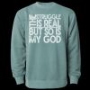 Unisex Midweight Pigment-Dyed Crewneck Sweatshirt Thumbnail