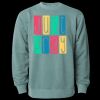 Unisex Midweight Pigment-Dyed Crewneck Sweatshirt Thumbnail