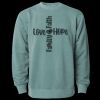 Unisex Midweight Pigment-Dyed Crewneck Sweatshirt Thumbnail