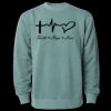 Unisex Midweight Pigment-Dyed Crewneck Sweatshirt Thumbnail