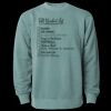 Unisex Midweight Pigment-Dyed Crewneck Sweatshirt Thumbnail
