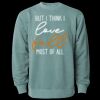 Unisex Midweight Pigment-Dyed Crewneck Sweatshirt Thumbnail