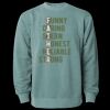 Unisex Midweight Pigment-Dyed Crewneck Sweatshirt Thumbnail