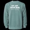 Unisex Midweight Pigment-Dyed Crewneck Sweatshirt Thumbnail