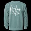 Unisex Midweight Pigment-Dyed Crewneck Sweatshirt Thumbnail
