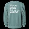 Unisex Midweight Pigment-Dyed Crewneck Sweatshirt Thumbnail