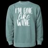 Unisex Midweight Pigment-Dyed Crewneck Sweatshirt Thumbnail