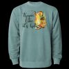 Unisex Midweight Pigment-Dyed Crewneck Sweatshirt Thumbnail