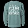Unisex Midweight Pigment-Dyed Crewneck Sweatshirt Thumbnail