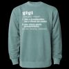 Unisex Midweight Pigment-Dyed Crewneck Sweatshirt Thumbnail