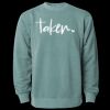 Unisex Midweight Pigment-Dyed Crewneck Sweatshirt Thumbnail