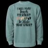 Unisex Midweight Pigment-Dyed Crewneck Sweatshirt Thumbnail