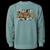 Unisex Midweight Pigment-Dyed Crewneck Sweatshirt Thumbnail