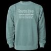 Unisex Midweight Pigment-Dyed Crewneck Sweatshirt Thumbnail