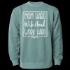 Unisex Midweight Pigment-Dyed Crewneck Sweatshirt Thumbnail
