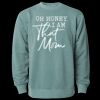 Unisex Midweight Pigment-Dyed Crewneck Sweatshirt Thumbnail