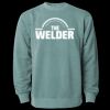 Unisex Midweight Pigment-Dyed Crewneck Sweatshirt Thumbnail