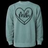 Unisex Midweight Pigment-Dyed Crewneck Sweatshirt Thumbnail