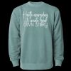 Unisex Midweight Pigment-Dyed Crewneck Sweatshirt Thumbnail