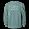 Unisex Midweight Pigment-Dyed Crewneck Sweatshirt Thumbnail