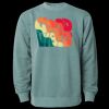 Unisex Midweight Pigment-Dyed Crewneck Sweatshirt Thumbnail