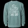 Unisex Midweight Pigment-Dyed Crewneck Sweatshirt Thumbnail