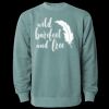 Unisex Midweight Pigment-Dyed Crewneck Sweatshirt Thumbnail