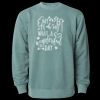 Unisex Midweight Pigment-Dyed Crewneck Sweatshirt Thumbnail