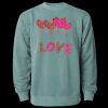 Unisex Midweight Pigment-Dyed Crewneck Sweatshirt Thumbnail