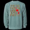 Unisex Midweight Pigment-Dyed Crewneck Sweatshirt Thumbnail