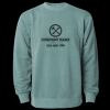 Unisex Midweight Pigment-Dyed Crewneck Sweatshirt Thumbnail