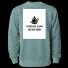 Unisex Midweight Pigment-Dyed Crewneck Sweatshirt Thumbnail
